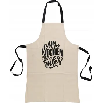 Kuchyňská zástěra Kuchyňská zástěra My kitchen - bavlna, písková