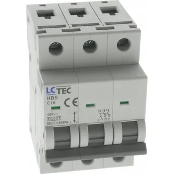 Jistič LC jistič HBS 3P 3M 3F C 16A 10kA