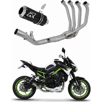 Výfuk pro motocykl Z 900 A2 2020 - 2024 Kompletní systém Výfukové svody Tlumič GP BLACK DOMINATOR