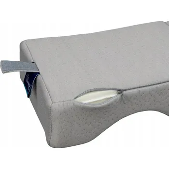 Polštář Povlak na ortopedický polštář polyester Timago šedý 20 x 25 cm