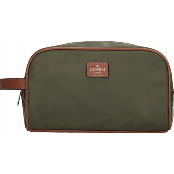 Kosmetická taška Kosmetická taštička Charm London Buckingham - olivová