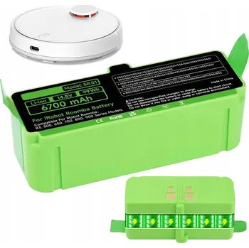 IP kamera AKUMULÁTOR PRO ROBOTICKÝ VYSAVAČ 14.8V 6700MAH ZELENÁ PRO ROOMBA ŘADY 900