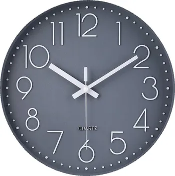 Hodiny 30cm Moderní tiché nástěnné hodiny s quartzovým strojkem