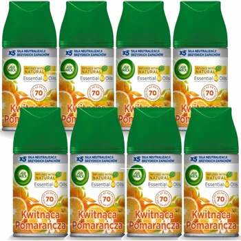Osvěžovač vzduchu AIR WICK NÁPLNĚ DO OSVĚŽOVAČE VZDUCHU KVETOUCÍ POMERANČ 8X 250ML