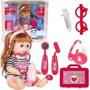 Panenka PANENKA MARTYNKA MALÝ DOKTOR STETOSKOP LÉKAŘ ZPÍVÁ V POLŠTINĚ INTERAKTIVNÍ