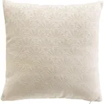 Douceur d'intérieur Žakárový polštář s odnímatelným povlakem, 40 x 40 cm, OCHRE, béžový