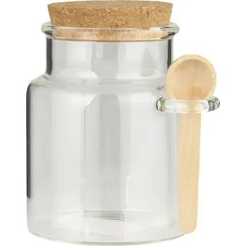 Dóza na potraviny Ib Laursen Skleněná dóza s víkem a lžičkou 300 ml