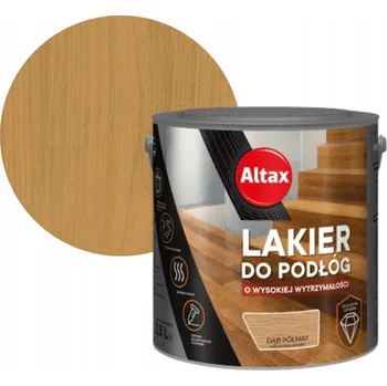 barva a nátěr na dřevo Lak na podlahy Altax dub polomat 2,5 l