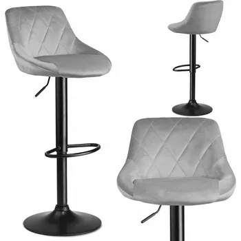 Sofotel Barová Židle , odstíny šedé, látka 105 cm