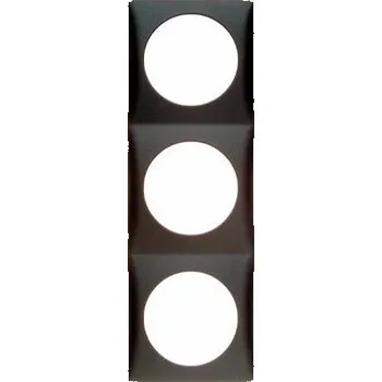 Elektrická zásuvka Jednoduchý rámeček Berker INTEGRO Varianta: Trojitý, Barva: Antracit, Balení: SB