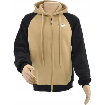 Pánská mikina AWTOOLS ROZEPÍNACÍ MIKINA T6 BÉŽOVO-ČERNÁ XXXL AW02945