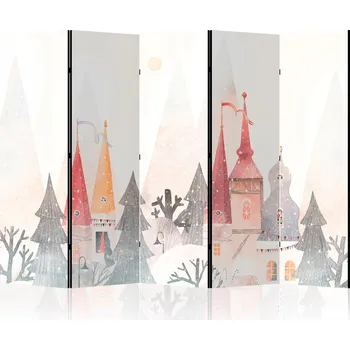 Paraván Dekorační paraván jednostranný, zástěna, dělící stěna 225x172 cm - Motiv: Květiny