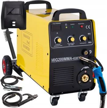 Svářečka Svářečka MIG/MAG, MMA, TIG Magnum 30-200 A 230 V