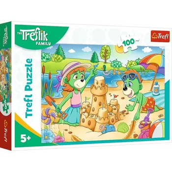 Puzzle Puzzle Trefl Rodina Treflíků 100 dílků - Den Treflíků 16470