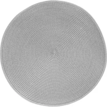 prostírání Banketní prostírání kulaté TONDO, průměr 38 cm, světle šedé