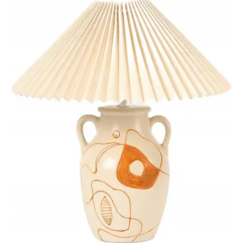 Lampička Stolní lampa TETO keramická 35,5x35,5x38 cm HOMLA