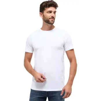 Pánské bílé slim tričko AMJ TRM001 bílá velikost M