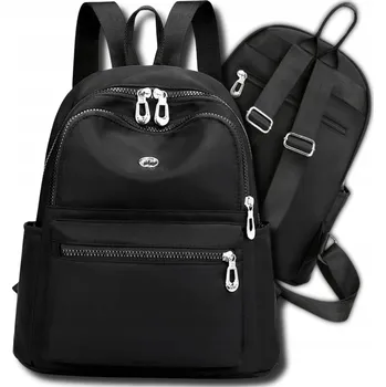 Městský batoh Dámský Batoh elegantní městský černý voděodolný