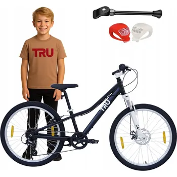Jízdní kolo HORSKÉ KOLO MTB TRU 2.4 SHIMANO KOLO 24" HLINÍKOVÉ KOTOUČOVÉ BRZDY LEHKÉ