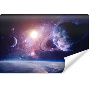 Fototapeta Fototapeta pro mládež PLANETY Vesmír Galaxie Hvězdy 3D efekt 368x254