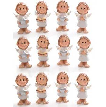 Obraz 12 Mini Andílků Figurky 4,5 cm Svaté Přijímání Vánoce