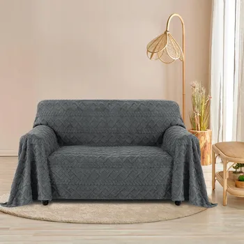Napínací potah Flanelový potah na pohovku pro 2-3 osoby – ochrana před zvířaty