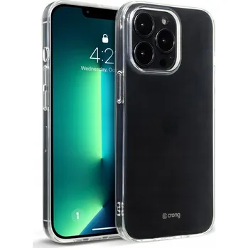 Pouzdro na mobilní telefon Zadní Kryt Crong pro Apple iPhone 13 Pro bezbarvý