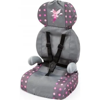Doplněk pro panenku Autosedačka pro panenky Bayer Design Deluxe šedá
