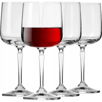 Sklenice Skleničky na bílé červené víno Roma Krosno 4 x 360 ml Univerzální