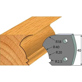 Fréza "IGM profil 123 - pár omezovačů 40x4mm SP"