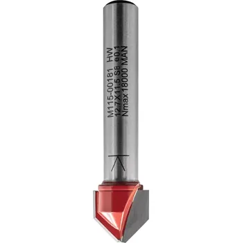 Příslušenství k frézce "IGM M115 Fréza na V-drážku pro Alucobond - 90° D12,7x5,21 L53 S=8 HW"