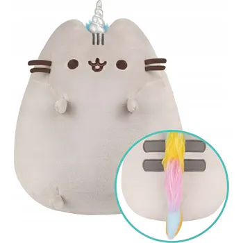 plyšák Plyšová Hračka Pusheen pro děti, kočka jednorožec 24 cm, plyšový mazlíček přítulníček