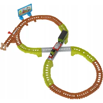 Vláček a vláčkodráha MAŠINKA TOMÁŠ A PŘÁTELÉ RECYKLAČNÍ ZÁVOD S DRÁHOU + LOKOMOTIVA VONĚK A PŘÍSLUŠENSTVÍ