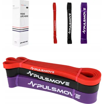 Zabezpečení domácnosti PULSMOVE Posilovací gumy – sada 3 barev