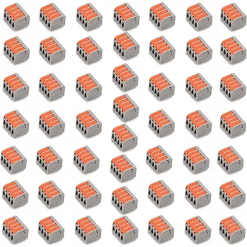 RYCHLOSPOJKA KABELOVÁ SAFE RYCHLOSPOJKA 4x SVORKA KOSTKA DRÁT LANKO 50 ks