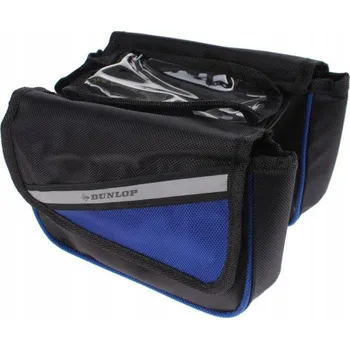 brašna na kolo Dunlop - Brašna/panvice na rám cyklistická brašna (černá/modrá)