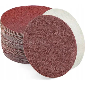 Brusný papír 50x BRUSNÝ PAPÍR 125 SAMOLEPÍCÍ KROUŽKY NA SUCHÝ ZIP PRO BRUSKU P180