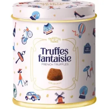 Cukrovinka Truffettes de France Truffles Fantaisie plechová dóza 250 g