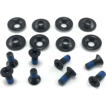 Vázání na snowboard náhradní díl NITRO MOUNTING SCREWS+WASHERS M6X16.5 black