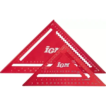 Měřicí přístroj "IGM Tesařský úhelník - 180 mm"