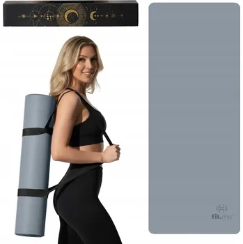 podložka na cvičení PODLOŽKA NA JÓGU CVIČEBNÍ FIT.ME KAUČUK + PU BEZE VZORU