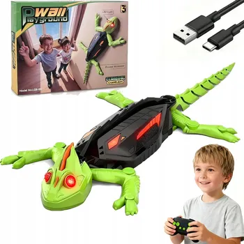 Robot INTERAKTIVNÍ GEKON DÁLKOVĚ OVLÁDANÁ JEŠTĚRKA ROBOT SVĚTELNÉ EFEKTY LED