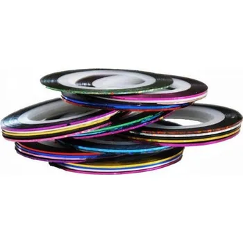 Lepicí páska 10x Tenká zdobící páska – MIX barev