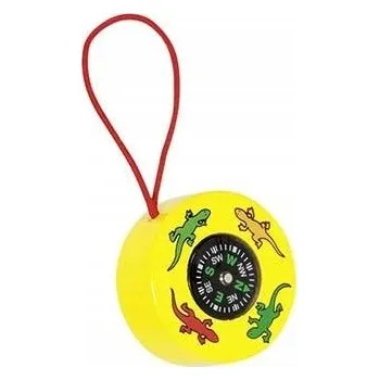 Dřevěná hračka Kompas pro zvířátka Goki 60866 dřevěný 5 cm