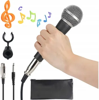 Mikrofon KARAOKE MIKROFON DRÁTOVÝ, DYNAMICKÝ MIKROFON, RUČNÍ MIKROFON SM58S