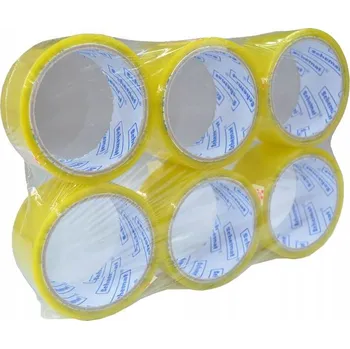 Lepicí páska Balicí páska Schemat transparentní šířka 48 mm délka 50 m 6 ks