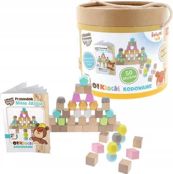 ostatní stavebnice EDUKAČNÍ DŘEVĚNÉ O!STAVEBNICE KÓDOVÁNÍ 50 DÍLKŮ