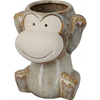 Květináč Obal Na Květináč na květináč 16 x 13,5 cm keramika béžová