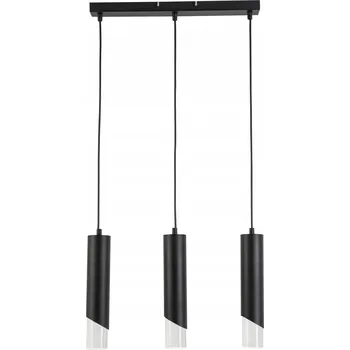 Závěsné svítidlo Reality černé, průhledný E27 40 W Hardin 342303-30