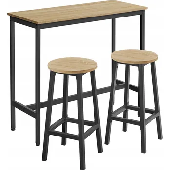 Jídelní stůl Kuchyňský stůl Oskar obdélníkový, dub sonoma světlá, 40 x 100 x 90 cm